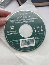 Canon EOS Digital Software Instruction Manual CD-ROM