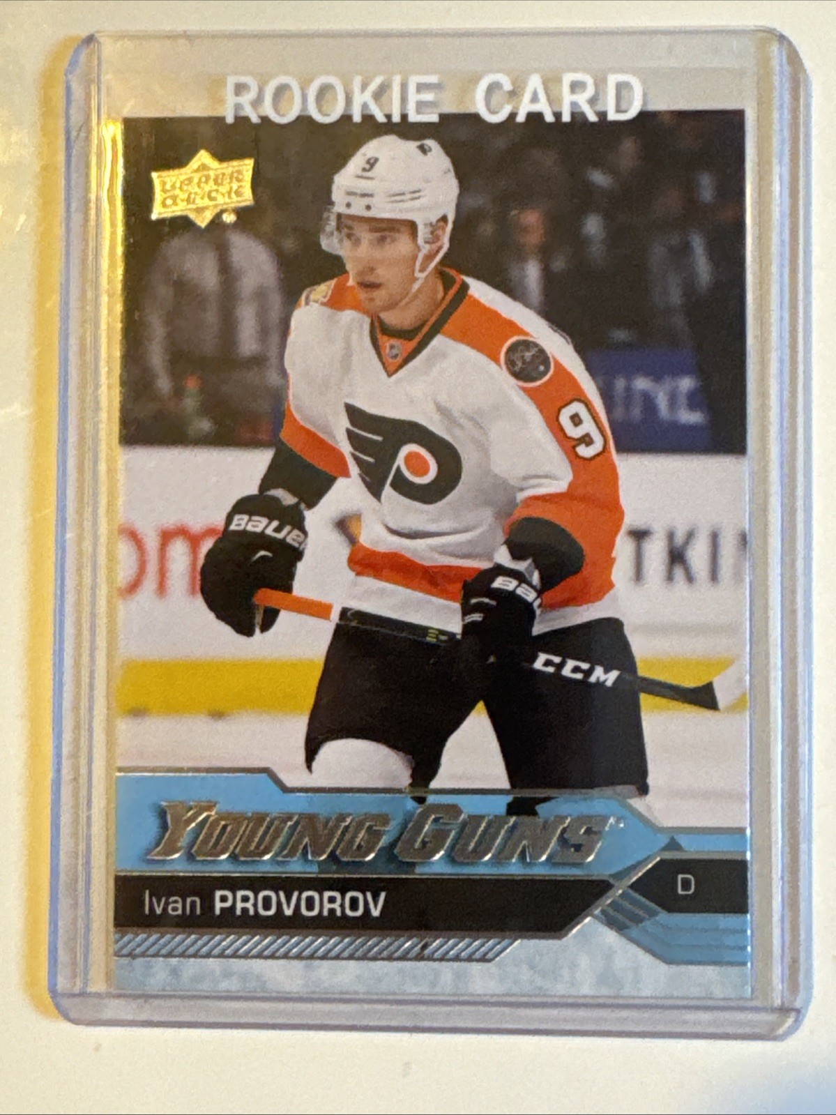 2016-17 UD Young Guns Ivan Provorov #214 Philadelphia Flyers