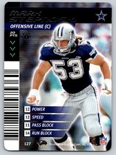 Mark Stepnoski 2001 NFL Showdown 1st Edition #127 Dallas Cowboys