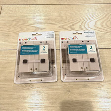 2 Packs of 2 Munchkin Xtraguard Dual Action Multi Use Latches - 4 Total Latches