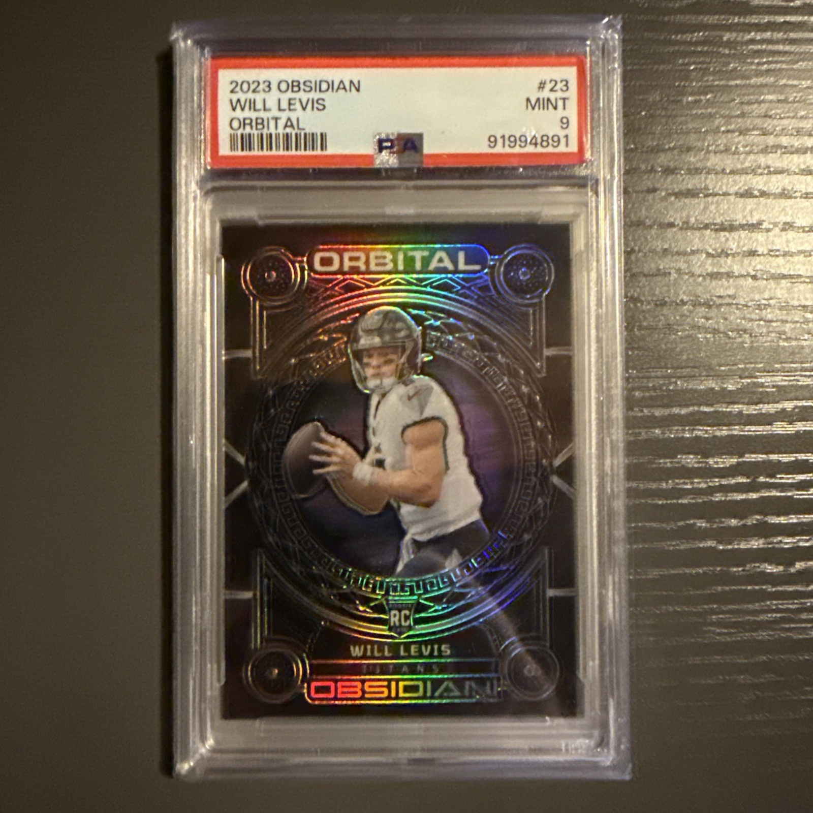 2023 Panini Obsidian - Orbital Will Levis #23 /135 (RC)