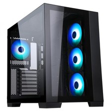 CASE ITEK TOWER "DARK CAVE" GAMING  2*USB3,1*USB-C 4*12cm fan ARGB, Trasp Wind, 