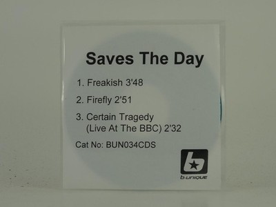 SAVES THE DAY FREAKISH (D41) 3 Track Promo CD Single including White Sleeve B-UN