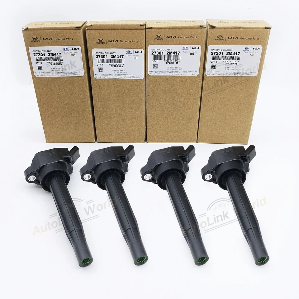 4× New Ignition Coils 273012M417 For 2021-2023 Hyundai Kia K5 Sorento 1.6L Turbo - Image 3 of 4