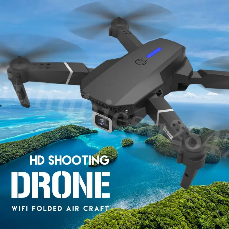 E88 Foldable RC Drone With 4K HD Dual Camera FPV WIFI Quadcopter M0Z