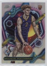 2023-24 Topps Cosmic Chrome Refractor Brandin Podziemski #167 1h50