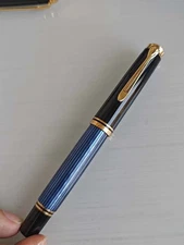 Pelikan M800 Blue Strip 18k - EF Point