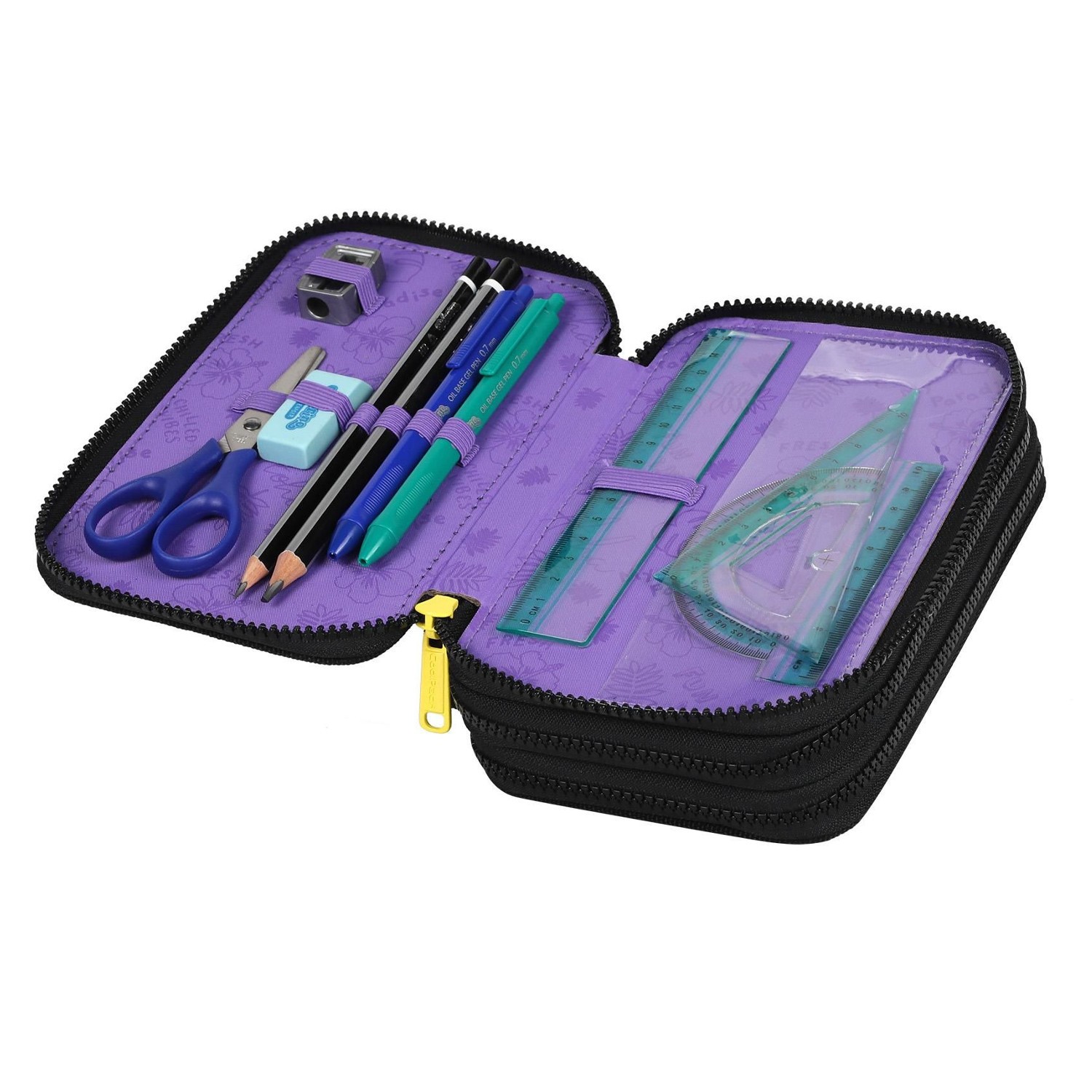 Trousse Jumper 3 Stitch CoolPack en polyester avec 3 compartiments de rangement - 4