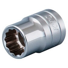 Kyoto Machine Tools KTC 12-Point Socket B4-27W-H Size: 27mm x Drive: 12.7mm 1