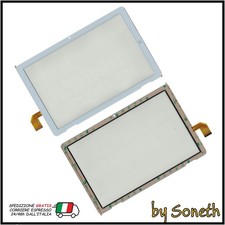 VETRO TOUCH SCREEN PER MEDIACOM SMARTPAD IYO 10 M-SP1EY4G 4G BIANCO