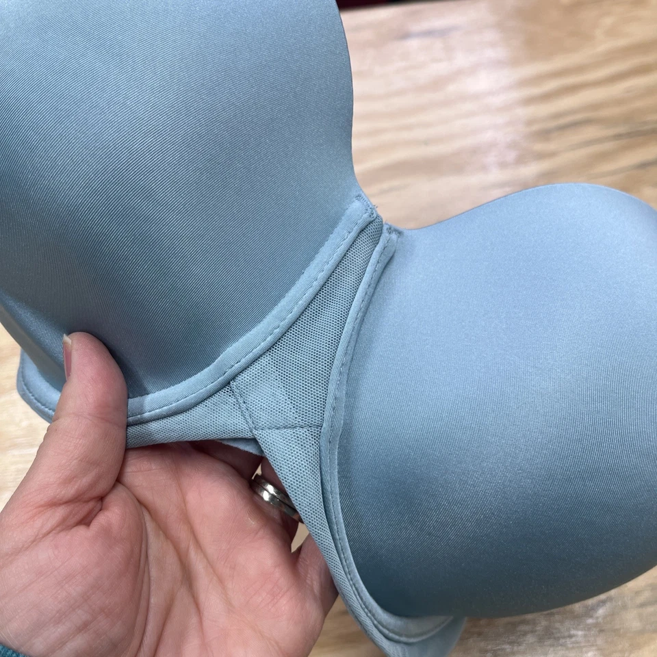Wacoal 853281 Ultimate Side Smoother Lined T-Shirt Bra Size 34G Blue Adjustable - Image 2 of 4