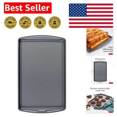 Versatile 17x11 Nonstick Steel Baking Sheet - Perfect for Every Recipe