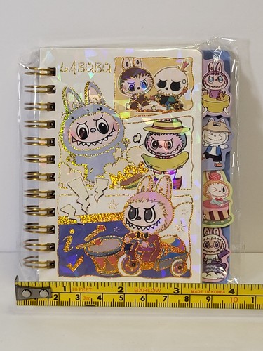LABUBU Mini Pocket 4" x 4.5" Notebook Four Divided Sectioned Lined BRAND NEW - Bild 9 von 10