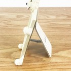 VTG Westie Dog Picnic Hand‑Painted Resin PICTURE FRAME 2.5" x 3.5" Photo — photo 5