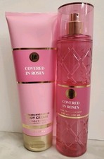 Bath  Body Works Covered in Roses Fine Fragrance Mist  Body Cream 2x Lot