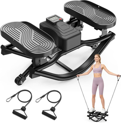 Rock Stepper for Exercise at Home, Portable Rock Stepper Side to Side with Resit