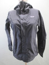 Patagonia Size S Womens Black Hooded Full Zip Outdoor Hiking Windbreaker 131