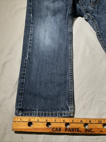 Levis Jeans Youth Boys Sz 10 Blue 505 Regular Straight Denim Casual Pants - Picture 9 of 15