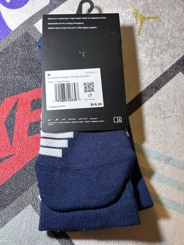 Nike Elite Crew Socks Size 5-7 Youth / 6-8 Men / 6-10 Women - Picture 7 of 7