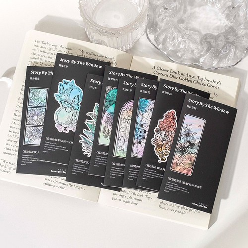Set of 6 - Story By The Window Bookmarks Readers Reading Gift For Book Lovers - Picture 3 of 13