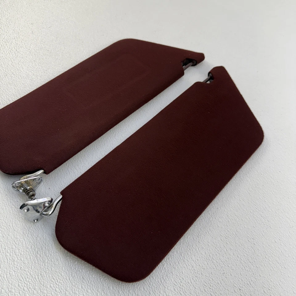 Parasol Ford LTD 1975-78 OEM derecho e izquierdo granate tela D9AB-5404122A Foto 3 de 4