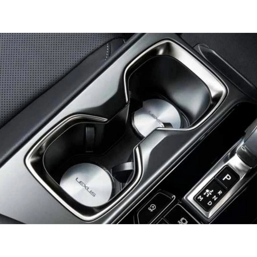 Lexus RC350 RC300h RC300 Aluminum Cup Holder Plate Silver 08471-78021 Genuine - Imagem 2 de 3
