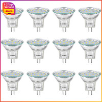 Led-Leuchtmittel 3W MR11 12V Halogen-Ersatz GU4 Bi-Pin 4000K Tageslichtweiß 12