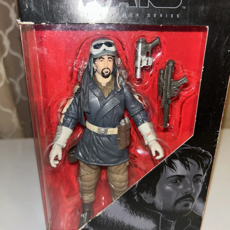 STAR WARS ROGUE ONE BLACK SERIE 6": CAPITÁN CASSIAN ANDOR (EADU) #23 Foto 2 de 4
