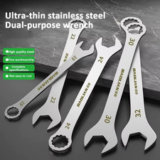 Ultra-Thin Open End Wrench 5-32MM Dual-Purpose Spanner for Bike Car Repair UK