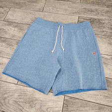 New Homage Go To Fleece Sweat Shorts Light Blue Mens Size Large