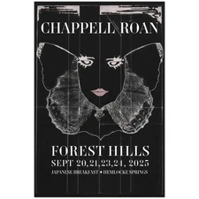 Chappell Roan Forest Hills Sept 20 21 23 24 2025 Poster