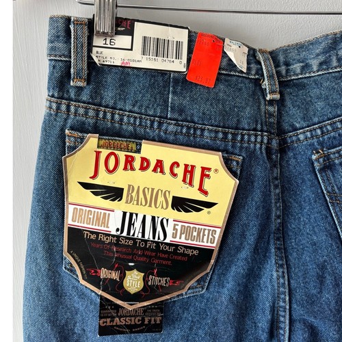 Vintage Jordache 90's Original 5 Pocket Classic Fit High Rise Jeans Size 16 NWT - 第 4/7 張圖片