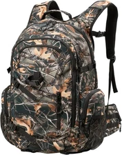 UNIHIMAL Hunting Backpack for Men, Waterproof Camo Pack with Rain Cover
