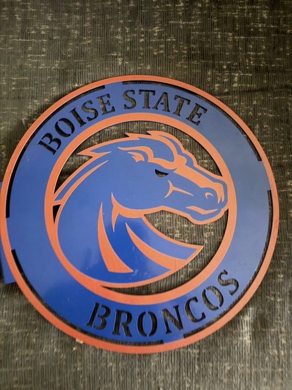 Boise State Broncos Metal Sign