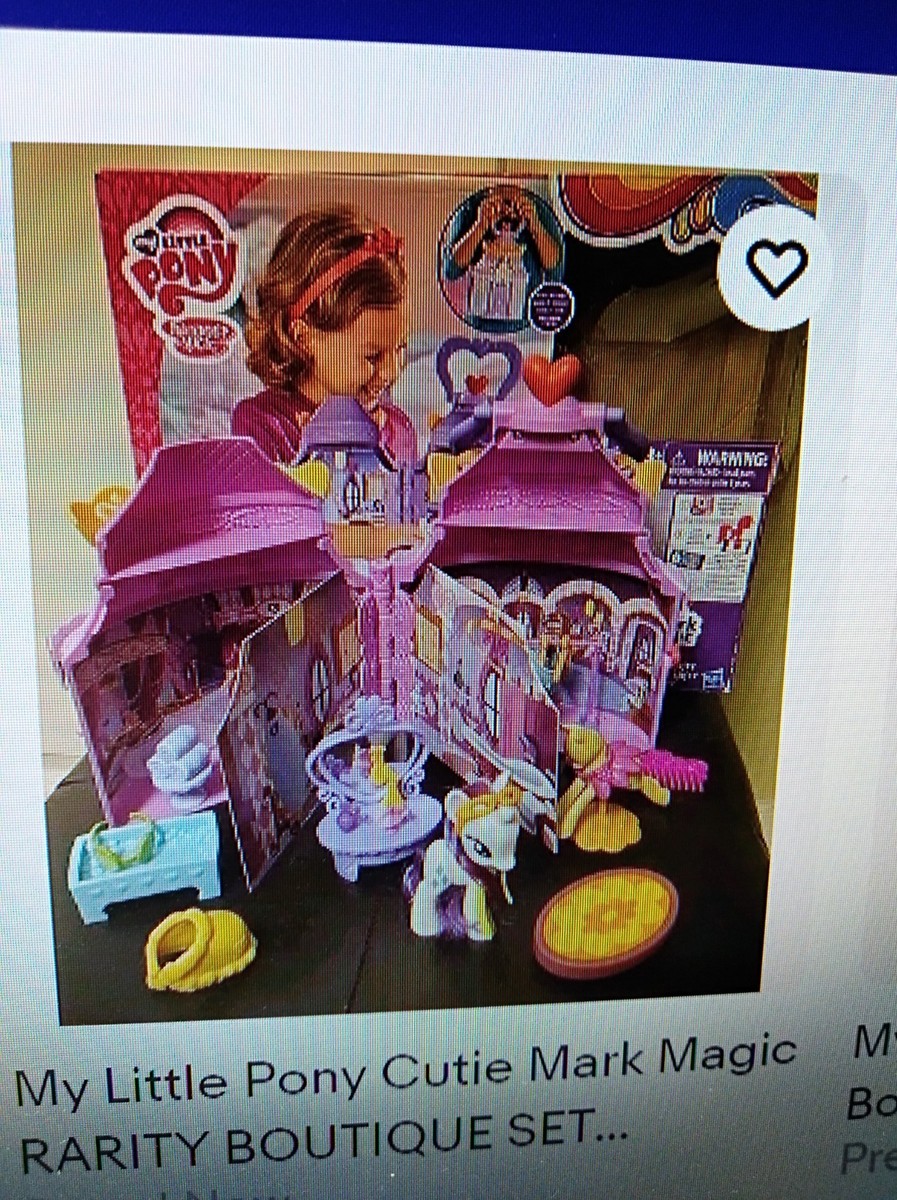 My Little Pony Cutie Mark Magic RARITY BOUTIQUE SET HASBRO-2014