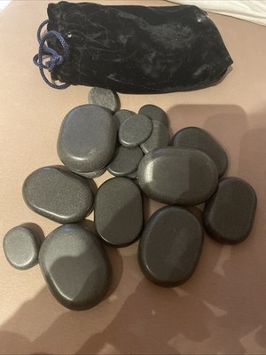 Hot Stone Steine, Basalt,  im Set