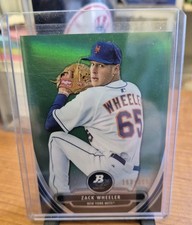 2013 Bowman Platinum Chrome Prospects Green Refractor #5 Zack Wheeler Mets /399
