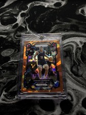 2024 Panini Prizm Draft Picks #66 Keshad Johnson Orange Ice Arizona Wildcats