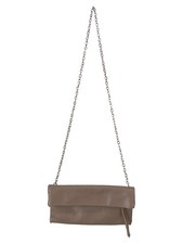 GIANNI CHIARINI Borsa con manici donna grigia pelle elegante lussuosa 25x13 cm