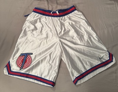 Nike Tune Squad X Lebron James Shorts Space Jam White Cw4277-100 Men s Size XL