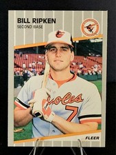 1989 Fleer - Billy Ripken #616 Black Box on Bat Knob