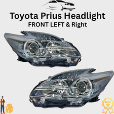 Toyota Prius 2009–2015 Headlight Pair Left & Right Front Halogen Lamps