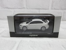 Mini Car 1/43 Kyosho Mitsubishi Lancer Evolution X Gsr White Pearl Model
