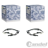 2X Vemo ABS-SENSOR Raddrehzahl Hinten Passend FüR Nissan Primastar Opel Vivaro R