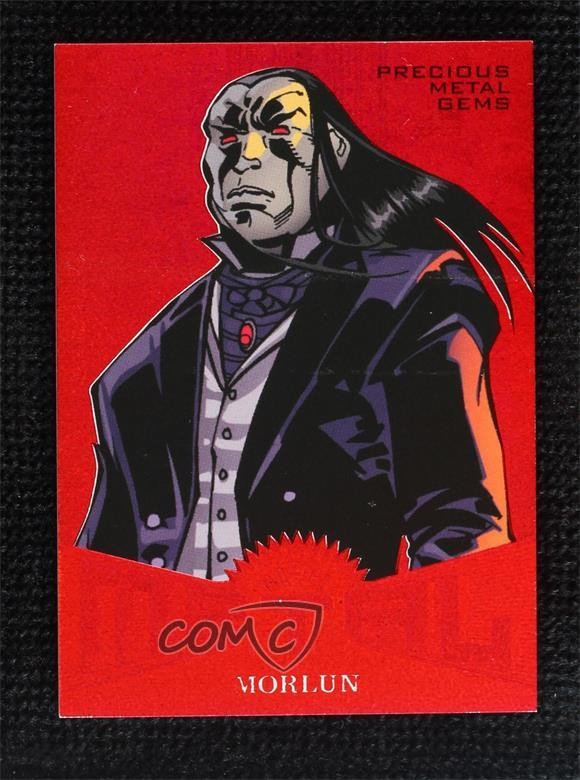 2017 Fleer Ultra Marvel Spider-Man Marvel Metal PMG Red 34/99 Morlun #MM18 2qf