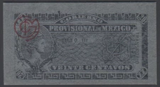 Mexico 20 Centavos  1914  AU-UNC  P. S699,  Banknotes, Uncirculated
