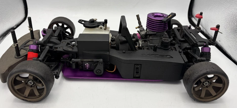 For parts HPI RS4 engine car chassis vintage rare - Image 3 of 4