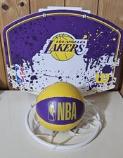 Mini Basketballkorb mit Ball zur Türbefestigung NBA Lakers