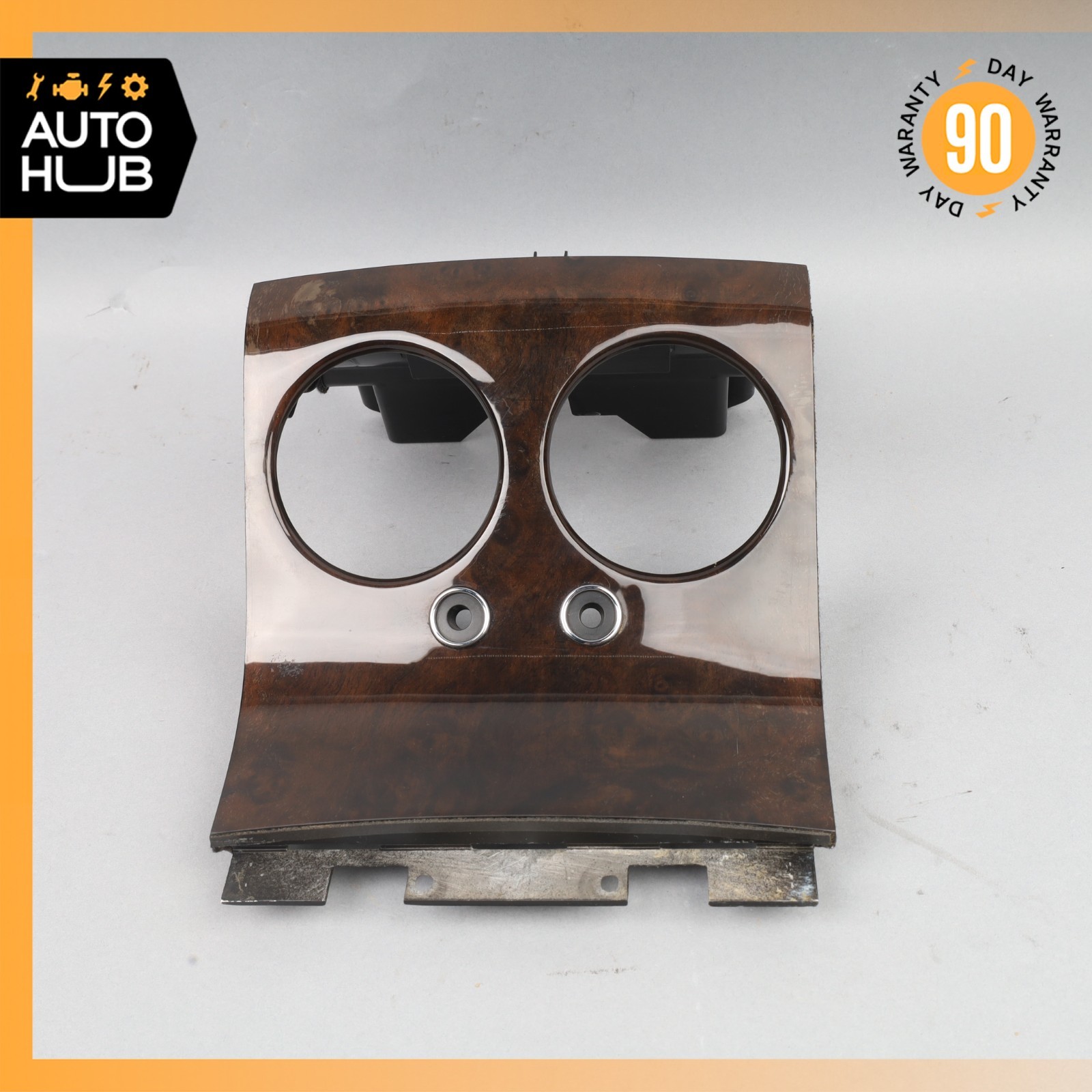 03-17 Bentley Continental GT Rear Center Console A/C Air Vent Trim Wood OEM 31k