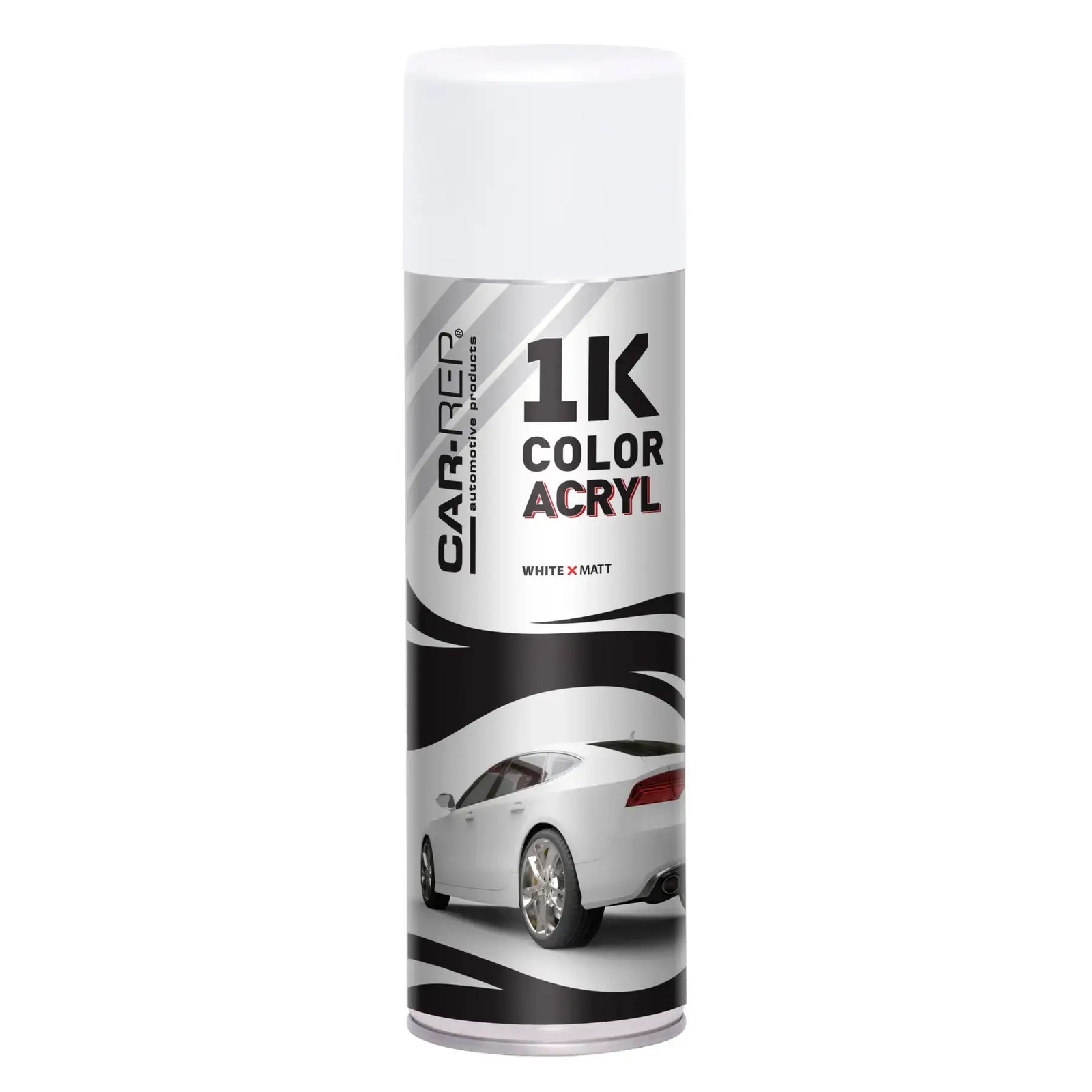 x2 Maston Car-Rep Auto Spray Paint White Matt Acryl 500ml